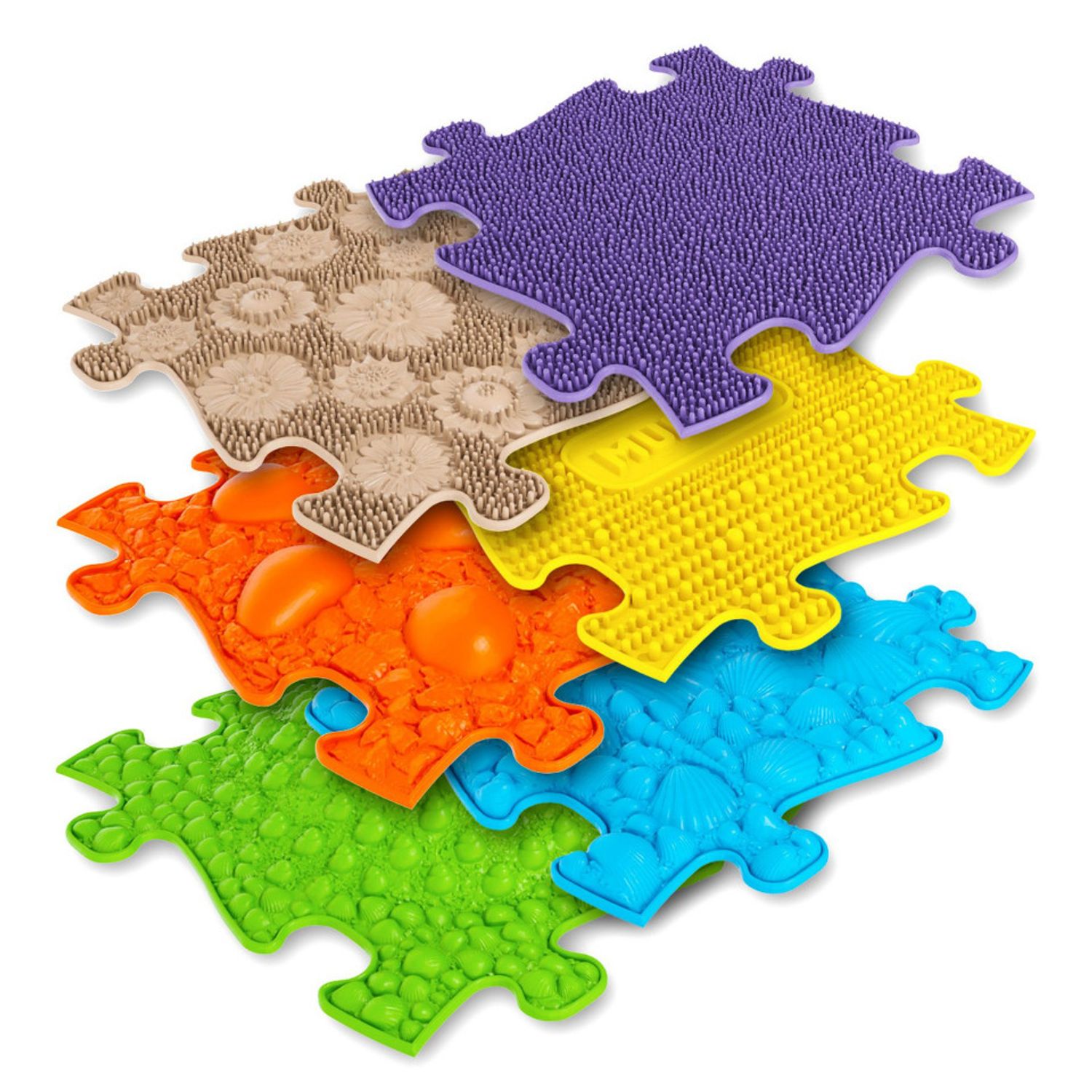 Covoras ortopedic senzorial puzzle Set pentru bebelusi Muffik fotografia produsului