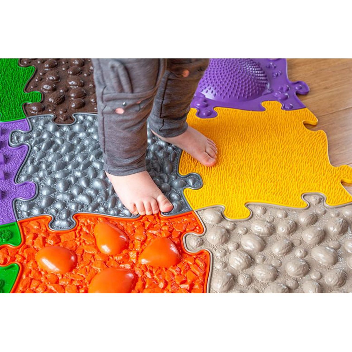 Covoras ortopedic senzorial puzzle Set Mediu A Muffik fotografia produsului View 3 L