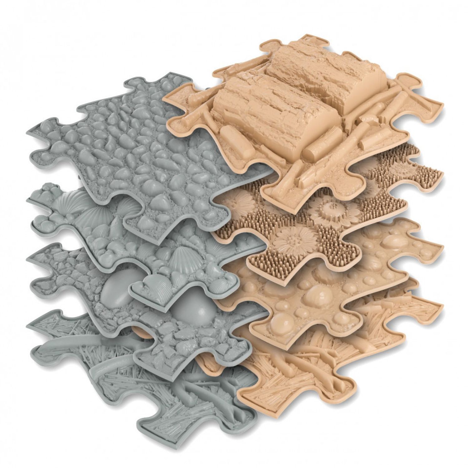 Covoras ortopedic senzorial puzzle Set Natura fotografia produsului