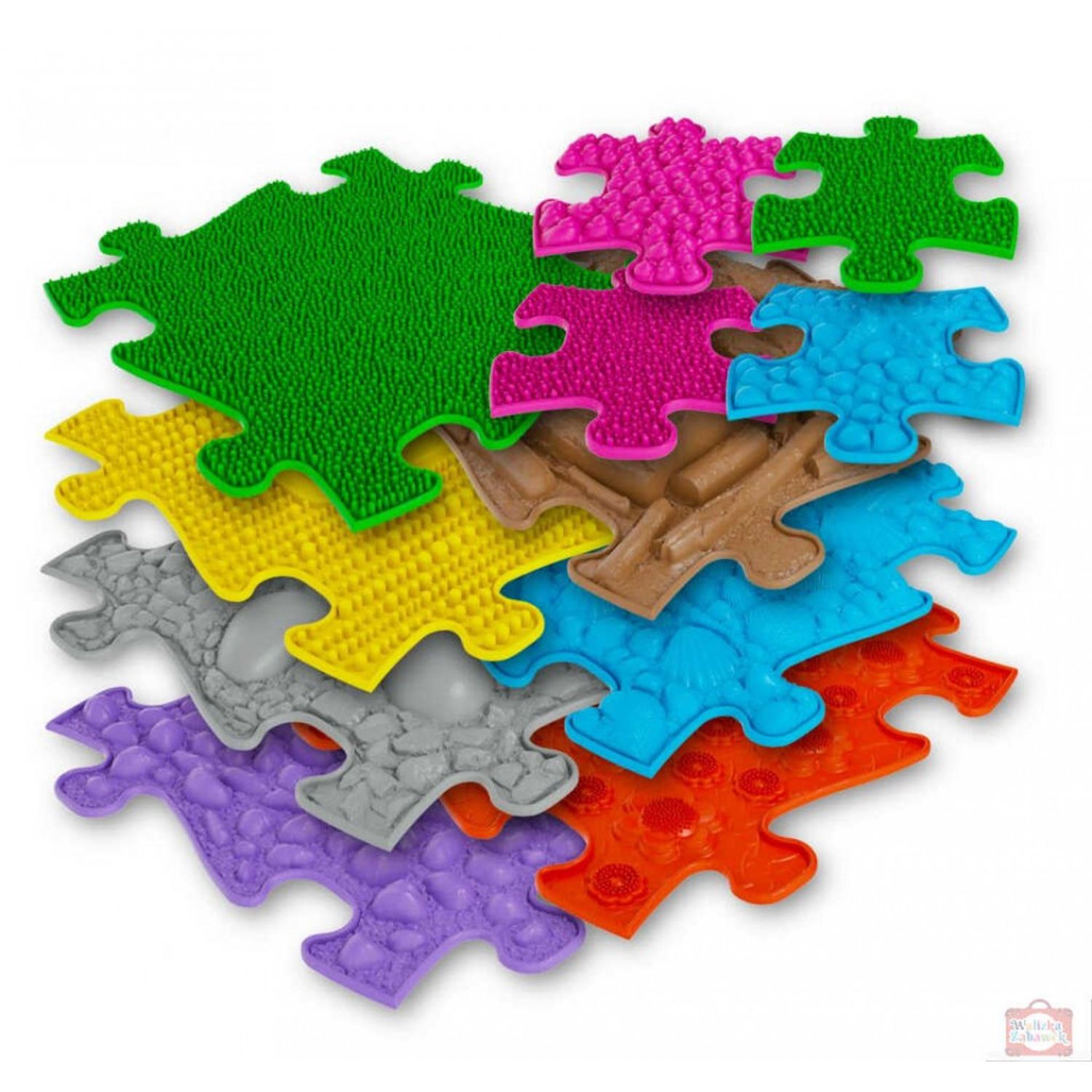 Covoras ortopedic senzorial puzzle Set Mediu 2A fotografia produsului View 2 L