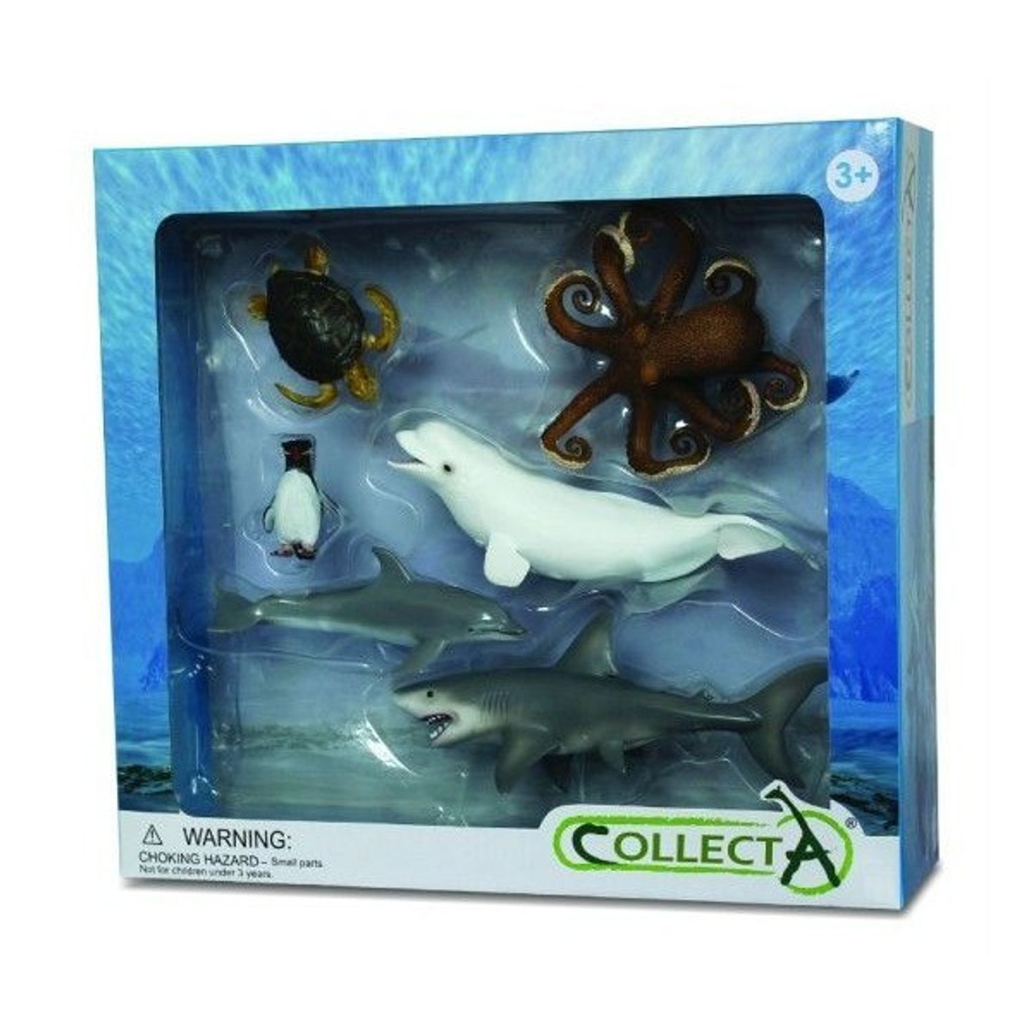 Set 6 figurine viata acvatica Collecta fotografia produsului