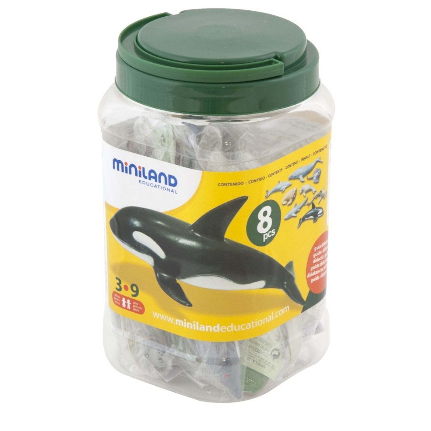 Animale marine set de 8 figurine - Miniland fotografia produsului