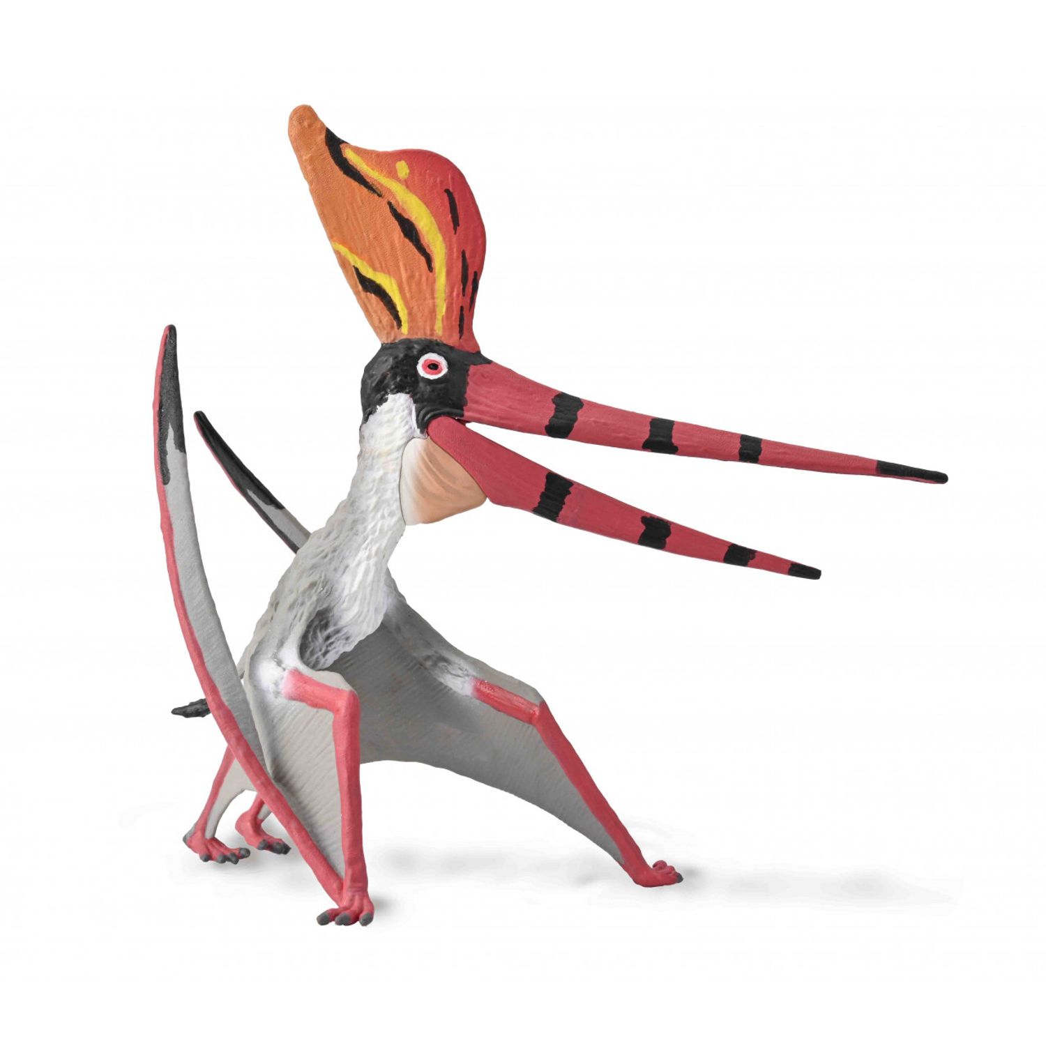 Figurina pictata manual dinozaur Pteranodon Sternbergi cu mandibula mobila fotografia produsului