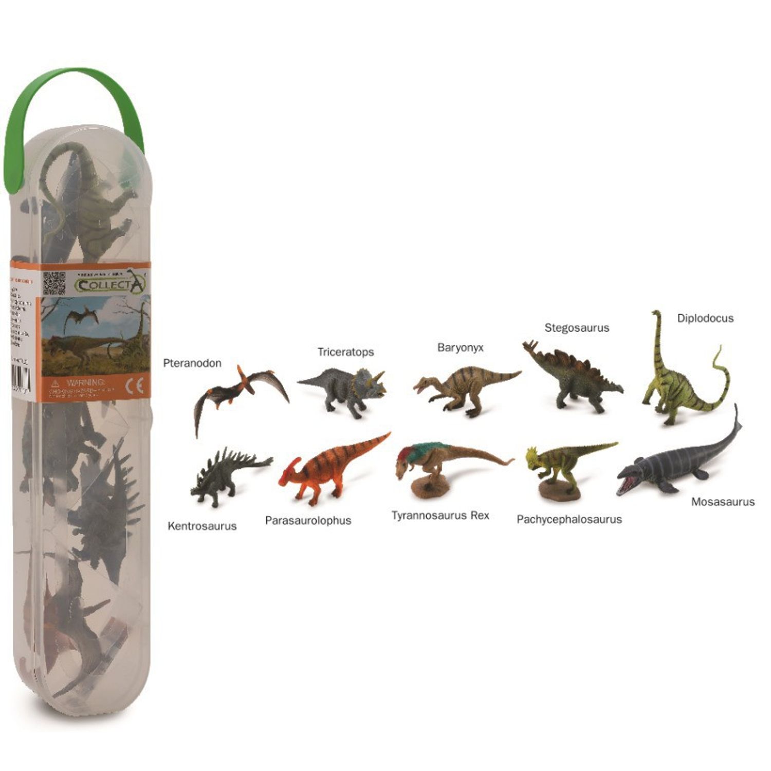 Cutie cu 10 minifigurine Dinozauri set 1 fotografia produsului