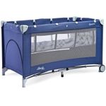 Patut pliant cu etaj intermediar Caretero BASIC PLUS Navy fotografia produsului