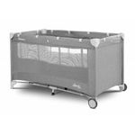 Patut pliant cu etaj intermediar Caretero BASIC PLUS Grey fotografia produsului View 3 S