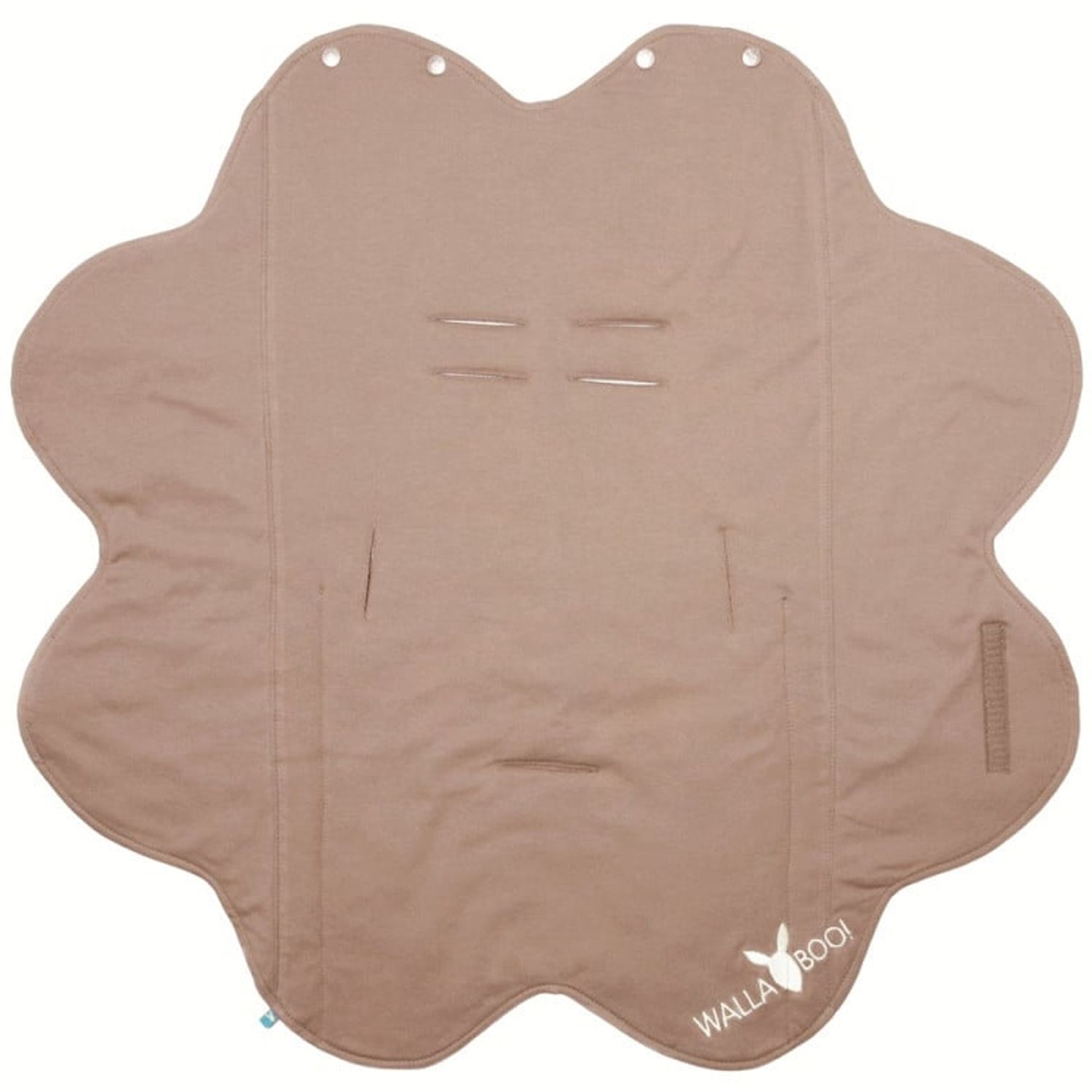 Paturica floare Soft Taupe Wallaboo fotografia produsului