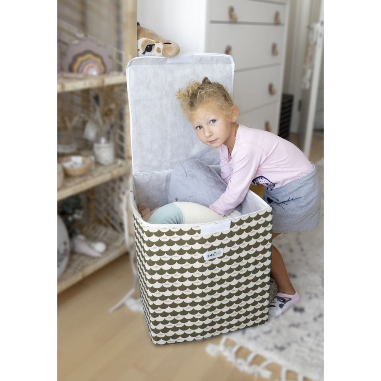 Cutie multifunctionala pentru depozitare BabyJem (Culoare: Indigo) fotografia produsului View 7 L