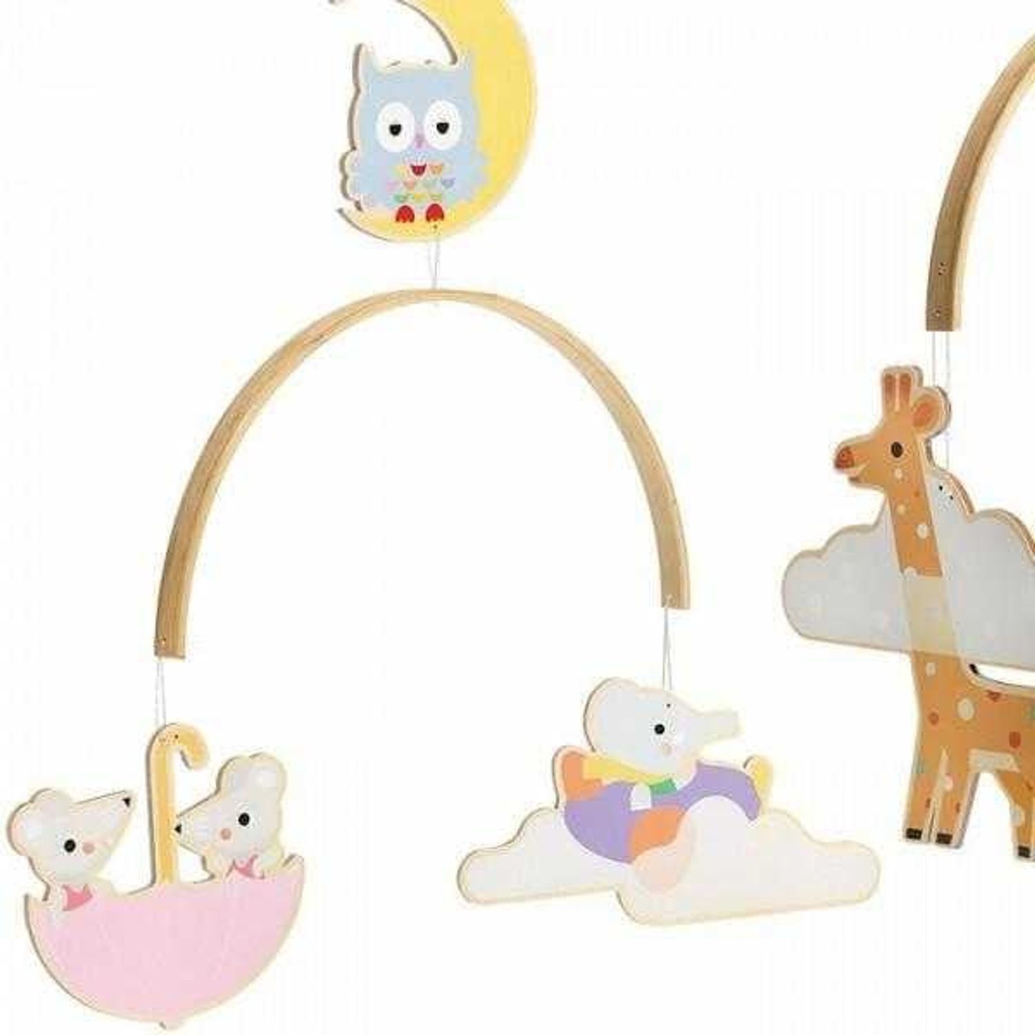 Decoratie mobil lemn, animalute fotografia produsului View 3 L