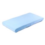 Cearsaf de bumbac jersey cu elastic Sensillo 120x60 cm Albastru fotografia produsului