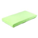 Cearsaf de bumbac jersey cu elastic Sensillo 120x60 cm Verde fotografia produsului
