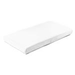 Cearsaf de bumbac jersey cu elastic Sensillo 120x60 cm Alb fotografia produsului