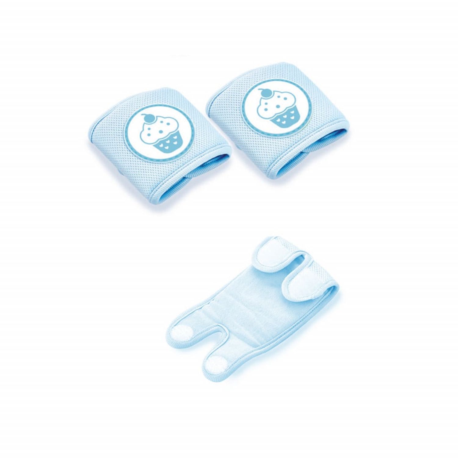 Genunchiere de protectie pentru bebelusi Cupcake (Culoare: Bleu) fotografia produsului View 5 L