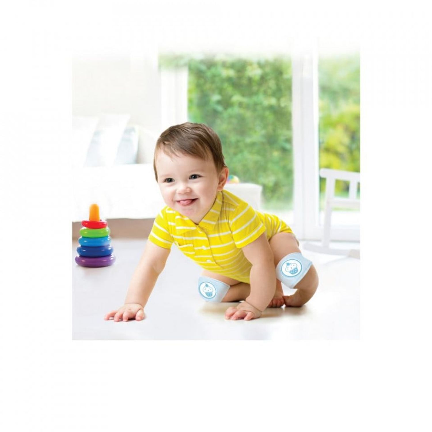 Genunchiere de protectie pentru bebelusi Cupcake (Culoare: Bleu) fotografia produsului View 4 L