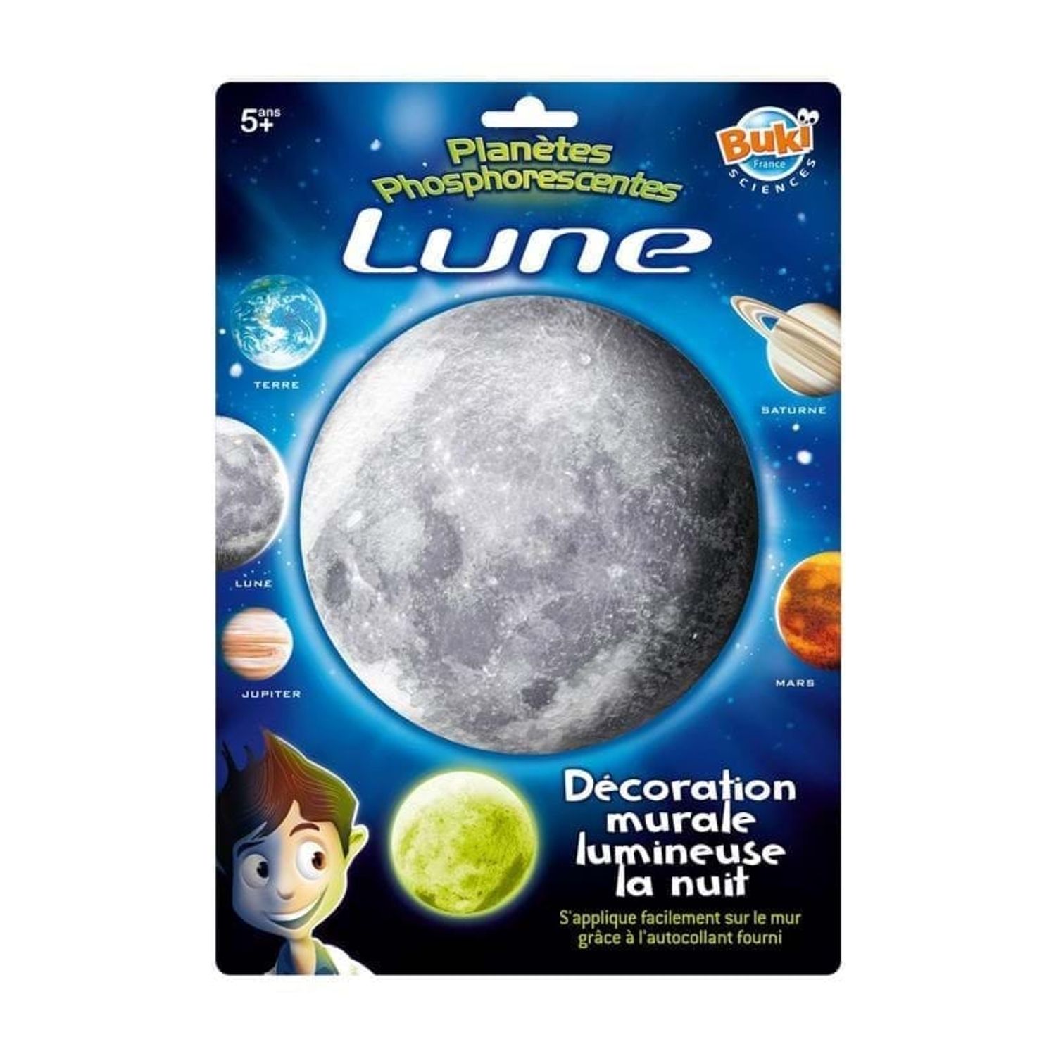 Decoratiuni de perete fosforescente - Luna fotografia produsului View 2 L