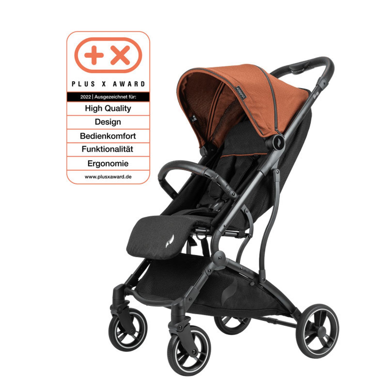Carucior ultra compact Boogy - troler Caramel Osann fotografia produsului