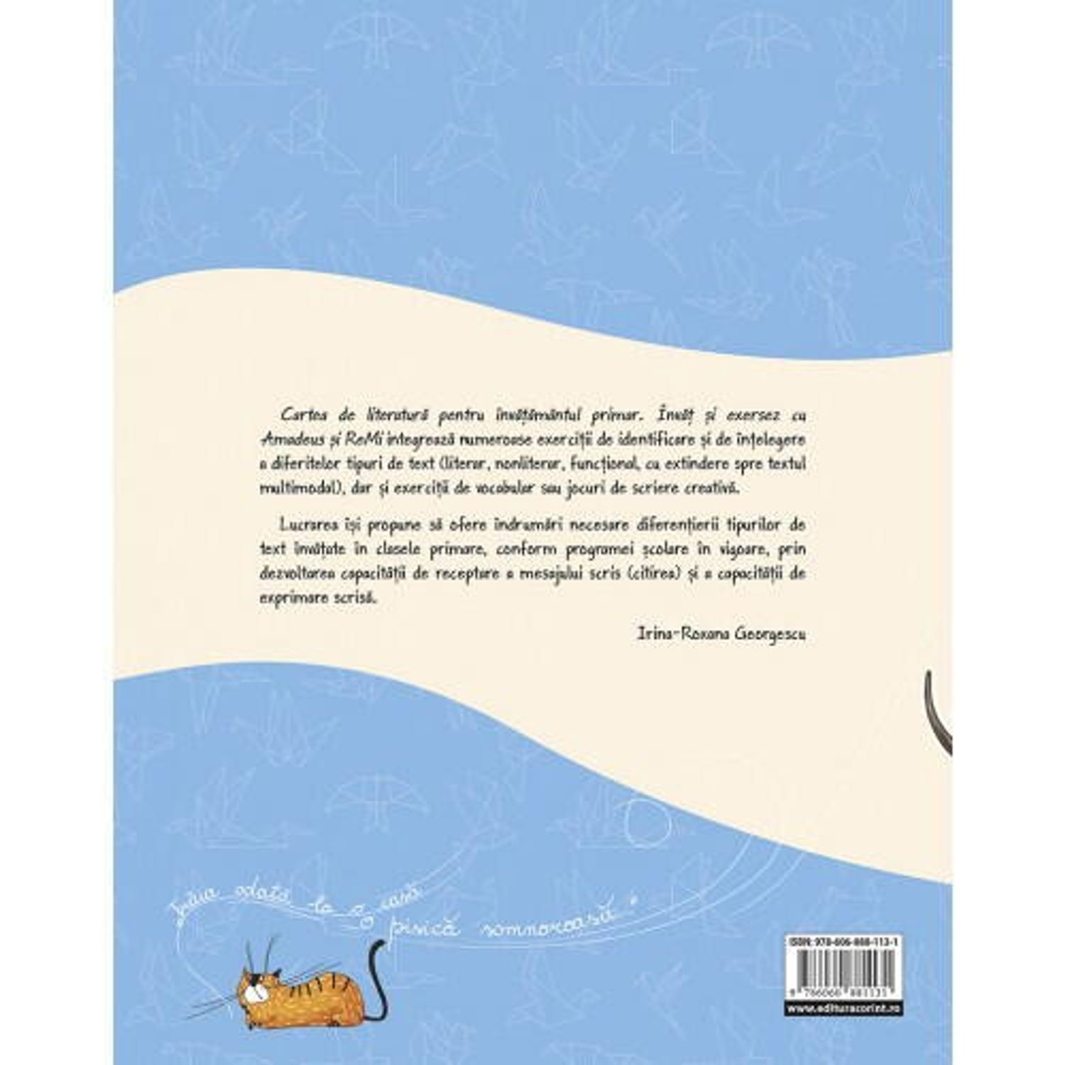 Cartea de literatura pentru invatamantul primar. Invat si exersez cu Amadeus si ReMi фото продукта View 2 L