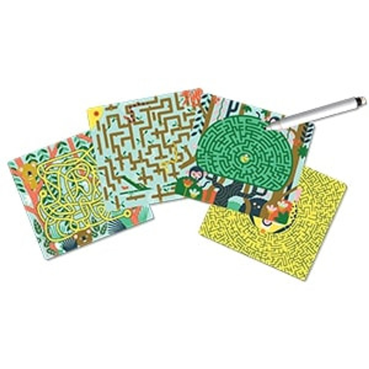Colectie 20 de mini jocuri de tip labirint - in inima junglei fotografia produsului View 2 L