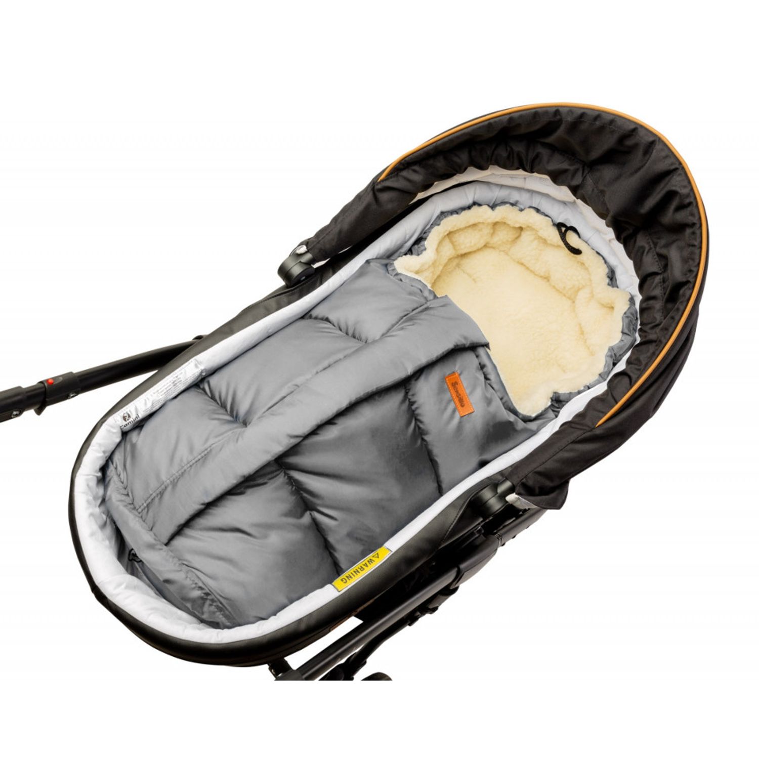 Sac de iarna Sensillo 3 in 1 lana Gri fotografia produsului View 4 L