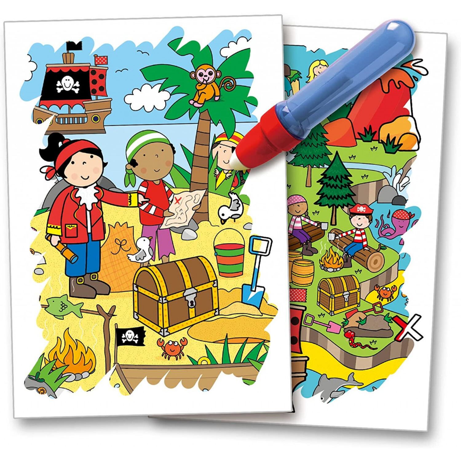 Water Magic: Carte de colorat Pirati fotografia produsului View 5 L