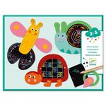Set creativ de razuit Djeco, Animale amuzante fotografia produsului