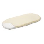 Husa de bumbac cu elastic pentru salteaua de landou Bej fotografia produsului View 2 S