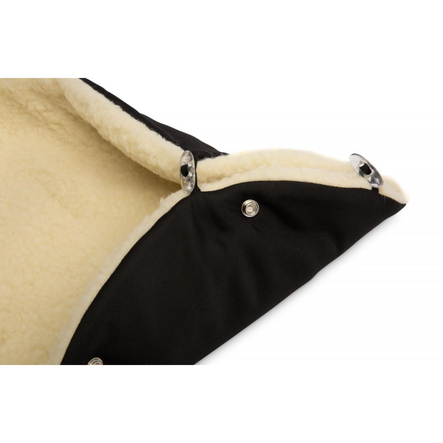 Sac de iarna Sensillo ESKIMO Lana 100x46 cm Negru fotografia produsului View 4 L