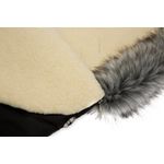 Sac de iarna Sensillo ESKIMO Lana 100x46 cm Negru fotografia produsului View 2 S