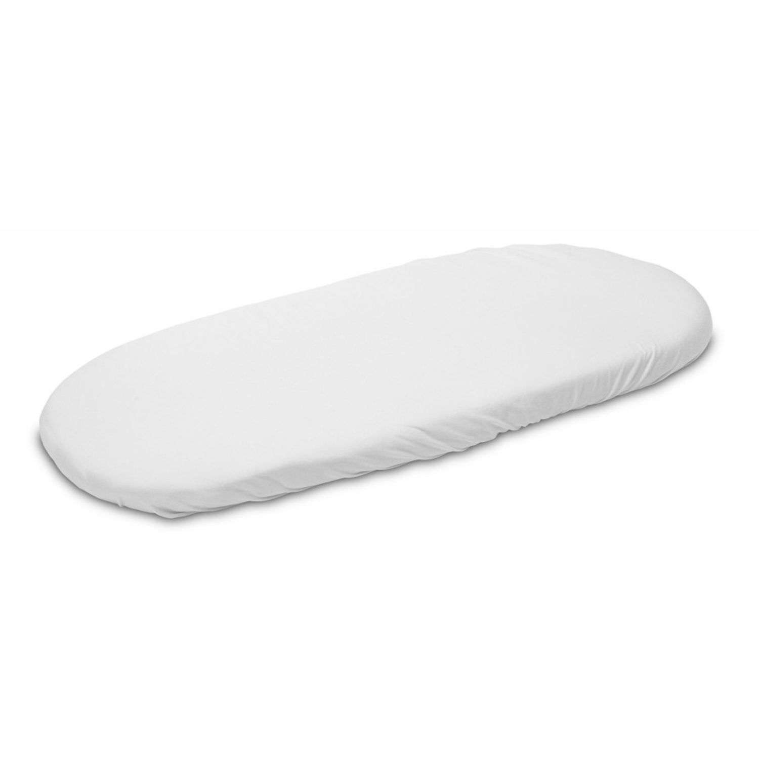 Husa de bumbac cu elastic pentru salteaua de landou Alb fotografia produsului