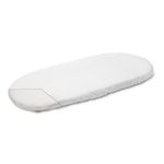 Husa de bumbac cu elastic pentru salteaua de landou Alb fotografia produsului View 2 S