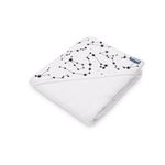 Prosop de bumbac cu gluga Sensillo KREPA 100x100 cm Alb fotografia produsului