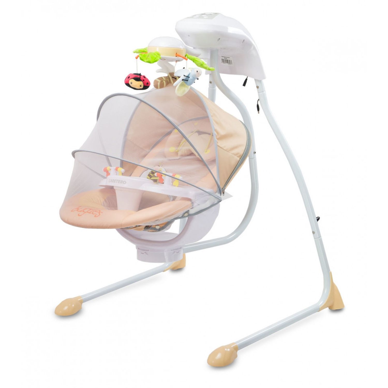 Leagan electric Caretero BUGIES Beige fotografia produsului View 3 L