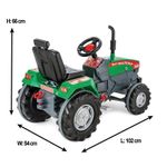 Tractor cu pedale Pilsan SUPER Rosu fotografia produsului View 3 S