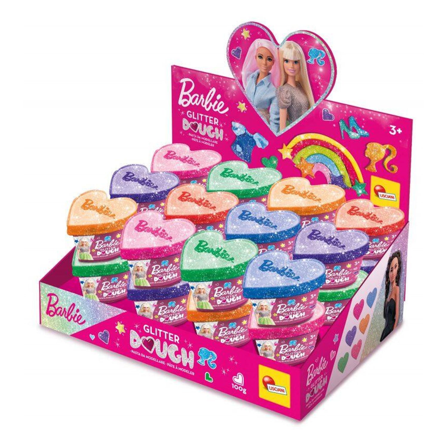 Plastilina cu sclipici - Barbie fotografia produsului View 4 L
