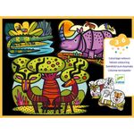 Set de colorat Djeco, Animale catifelate fotografia produsului