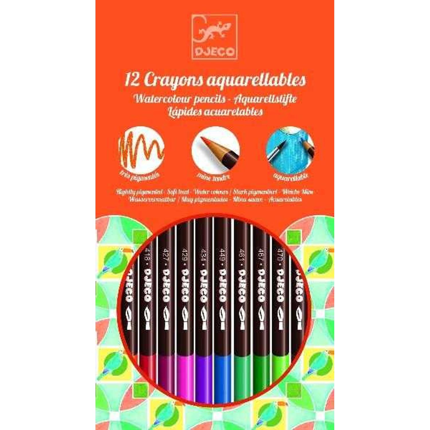 Creioane acuarela Djeco fotografia produsului