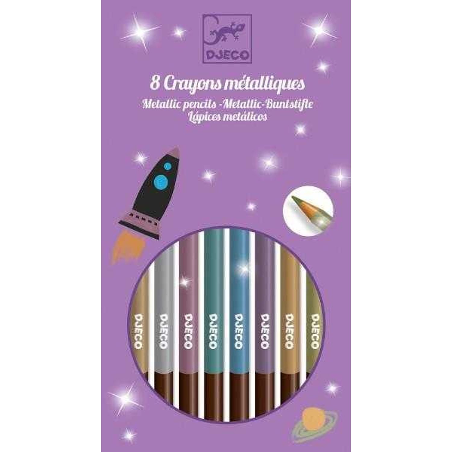 Creioane metalice Djeco fotografia produsului