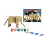 Set de pictat Egmont, elefant din lemn fotografia produsului