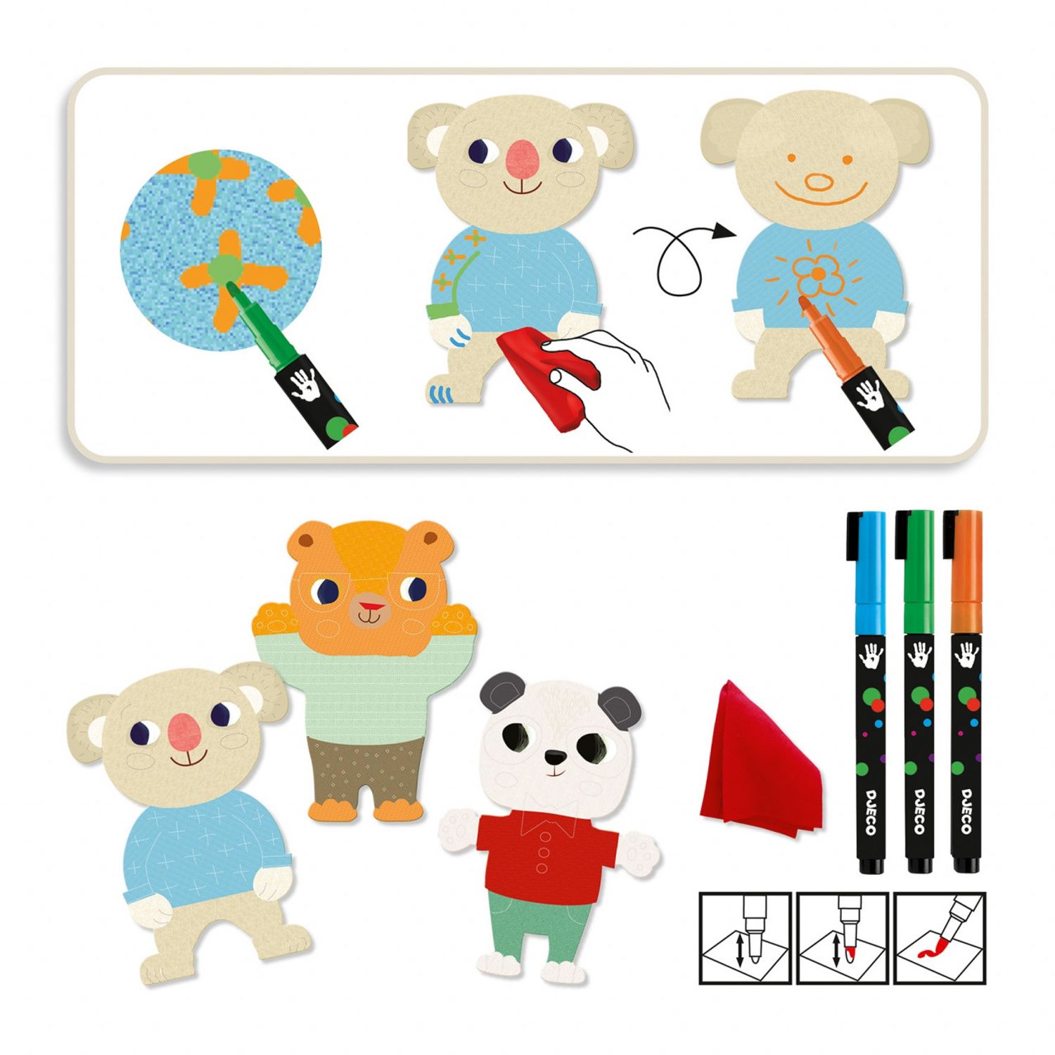 Atelier de desen pentru copii Djeco Cuties fotografia produsului View 5 L