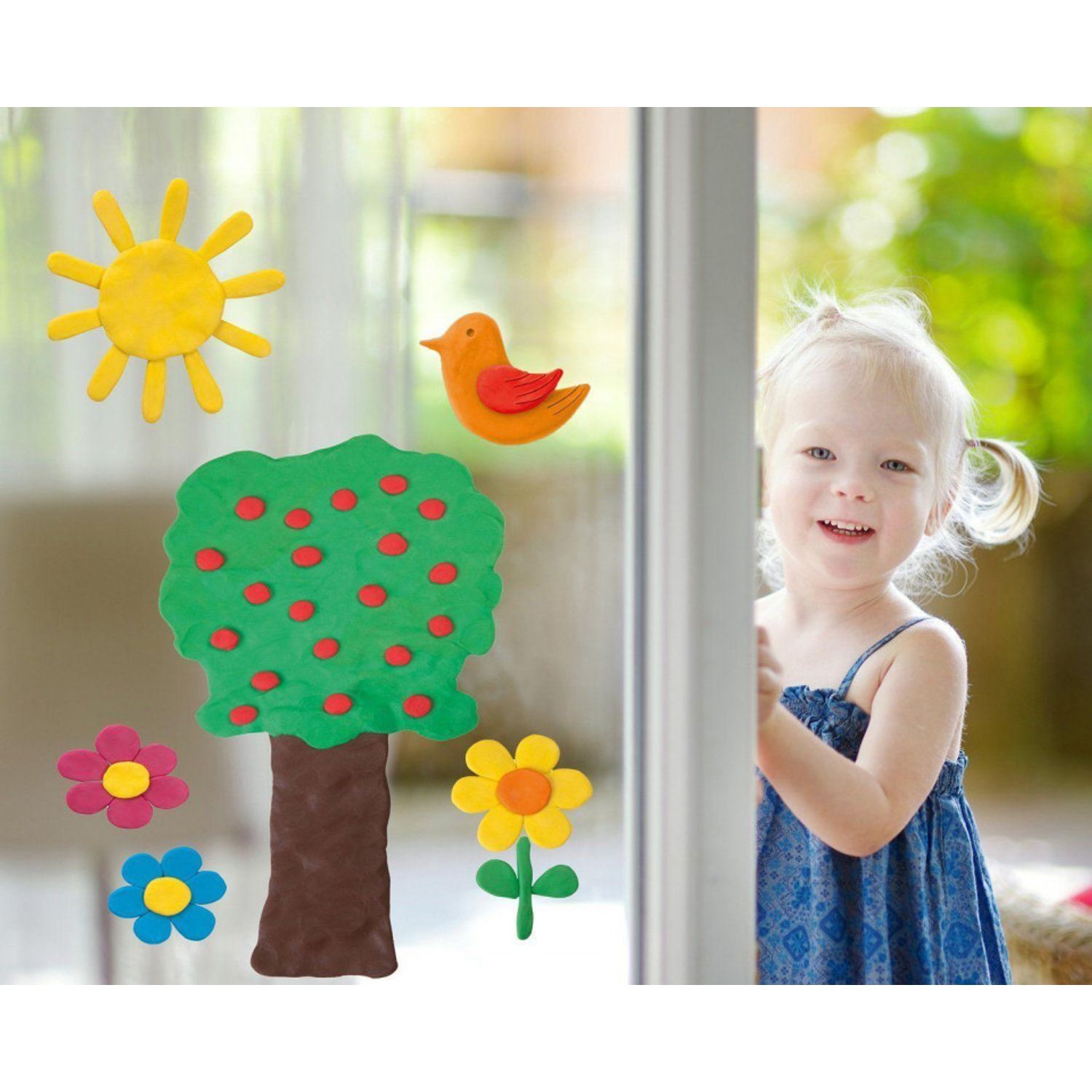Plastilina decorativa pentru geam - MAXI fotografia produsului View 2 L