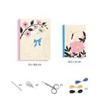 Set DIY Djeco, Carnete cu coperta cusuta fotografia produsului View 3 S