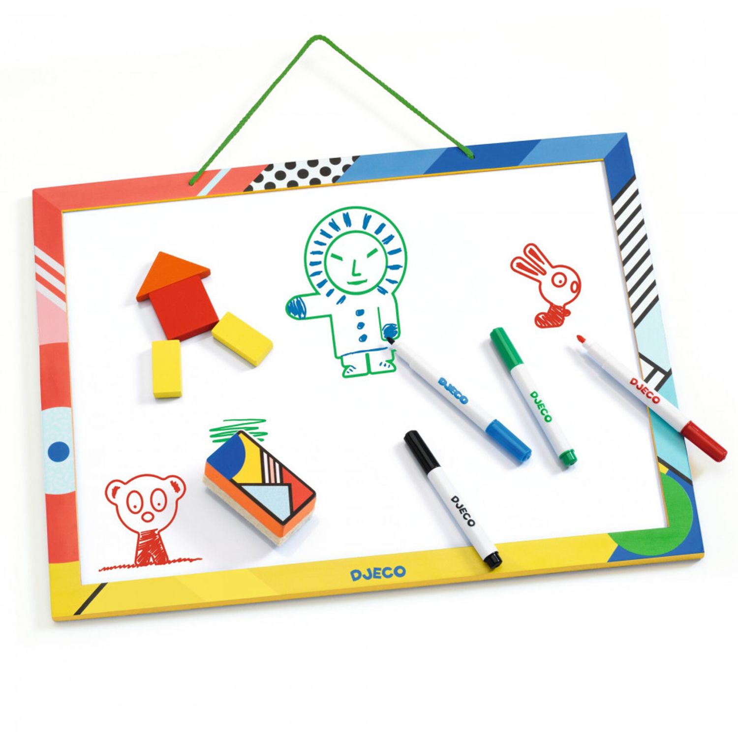 Tabla magnetica (whiteboard) Djeco fotografia produsului View 5 L