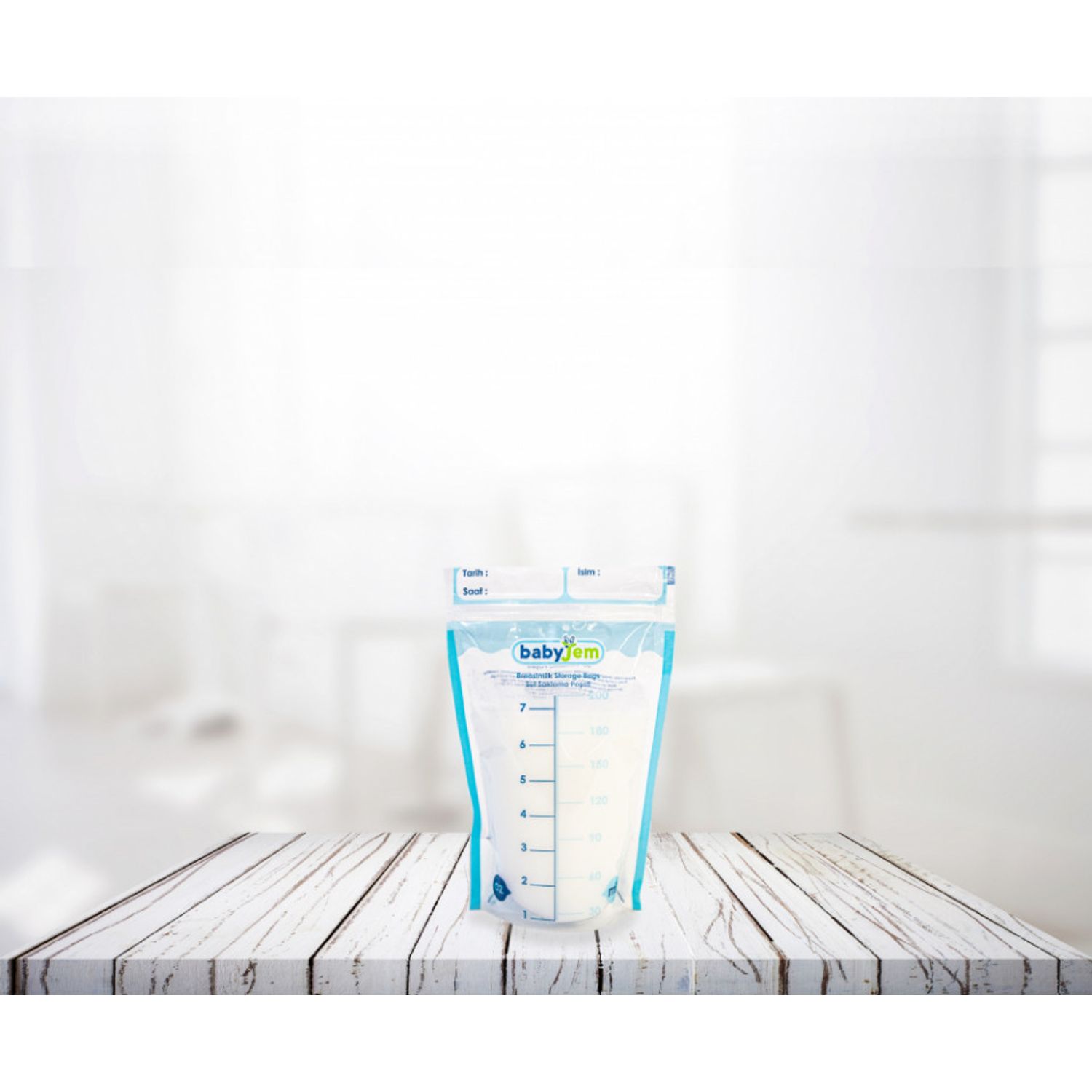 Set 25 pungi pentru stocarea laptelui matern BabyJem fotografia produsului View 3 L