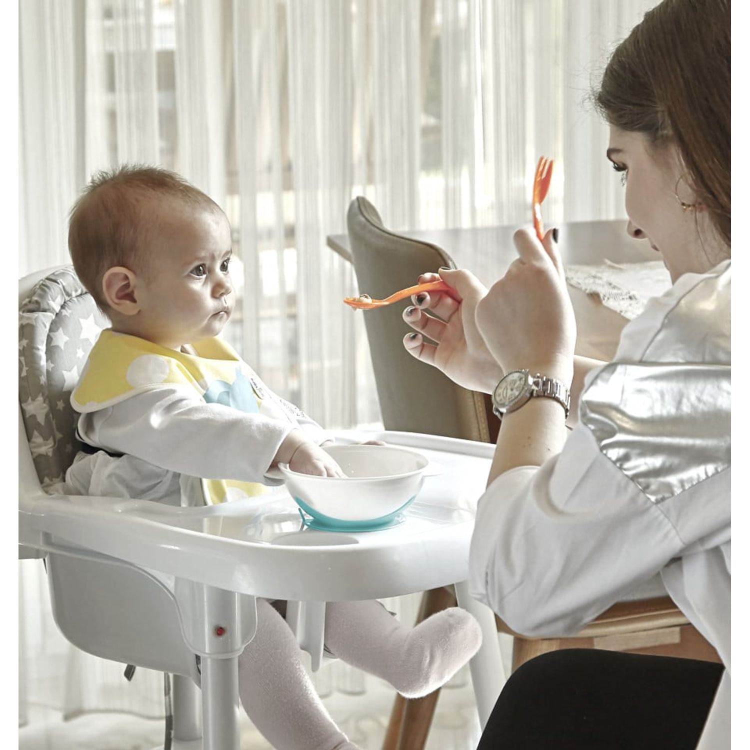 Castron cu ventuza si capac BabyJem (Culoare: Bleu) fotografia produsului View 7 L