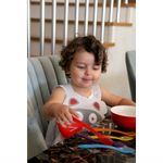 Baveta din silicon Soft Baby Bib (Culoare: Gri) fotografia produsului View 8 S