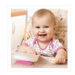 Placa pentru fixare farfurie/pahar BabyJem (Culoare: Roz) fotografia produsului