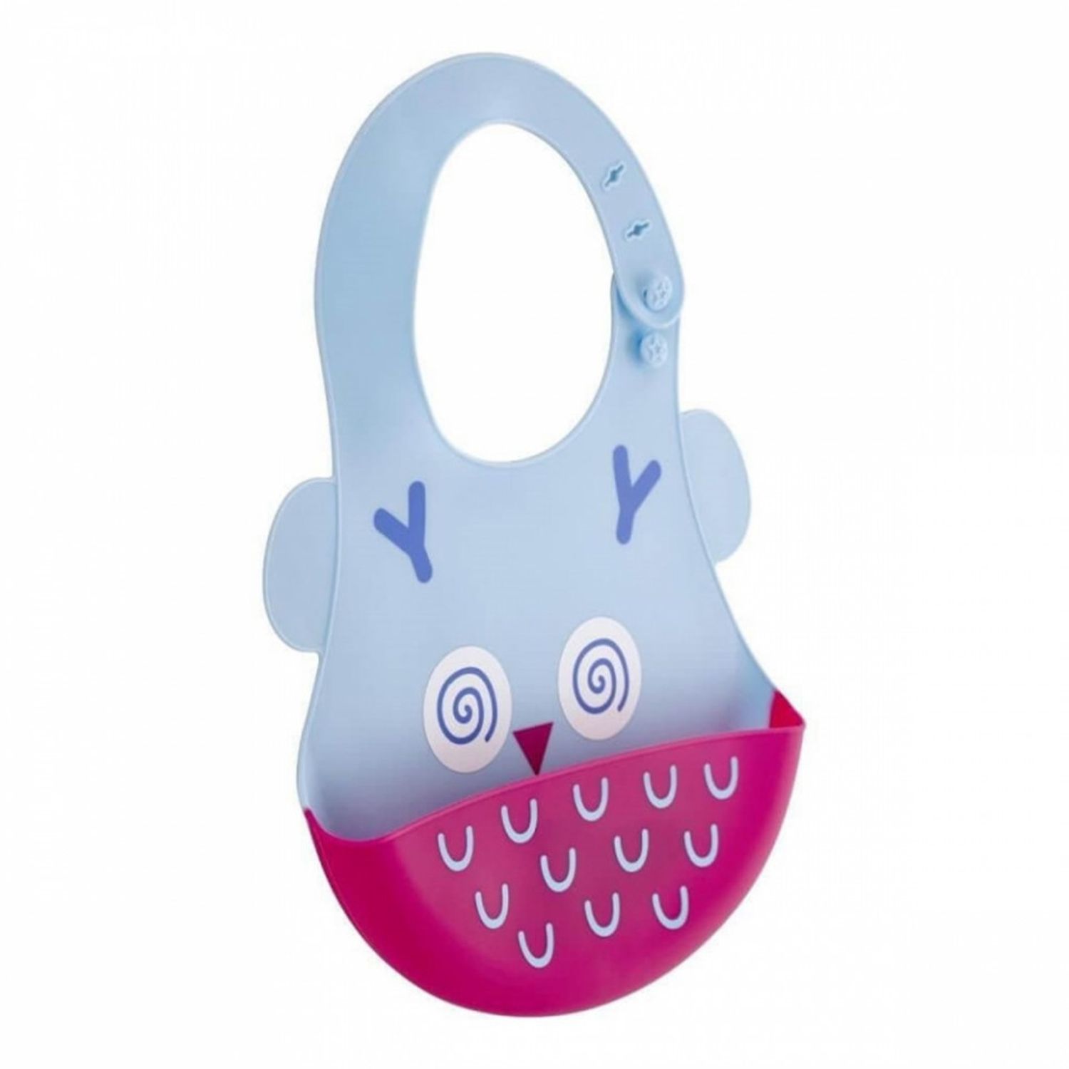 Baveta din silicon Soft Baby Bib (Culoare: Verde) fotografia produsului View 2 L