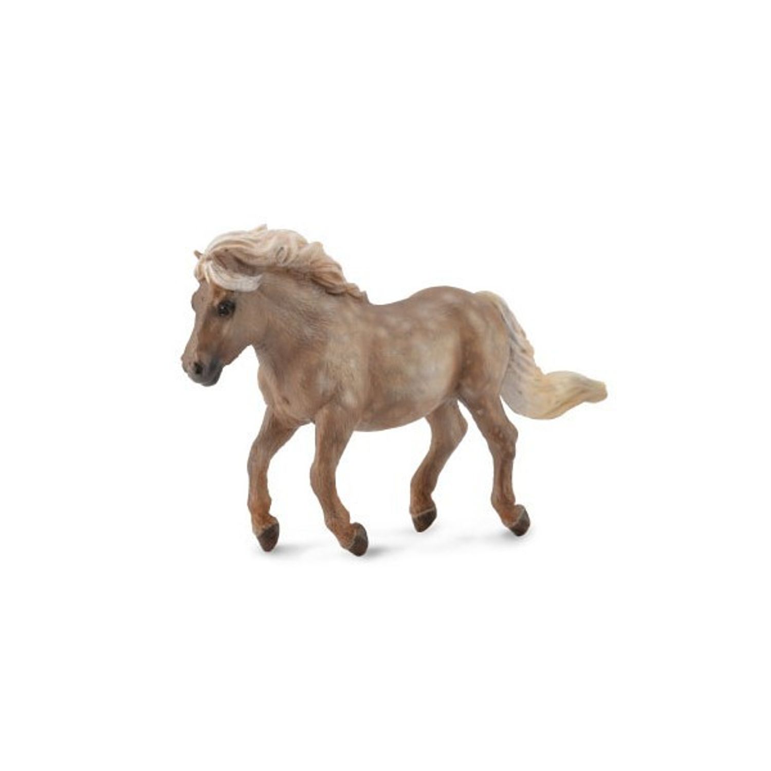 Figurina Ponei Argintiu Pestrit Shetland M Collecta fotografia produsului
