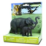 Set 2 Figurine Elefant Asiatic cu pui Collecta fotografia produsului