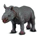 Figurina pui de Rinocer alb S Collecta fotografia produsului